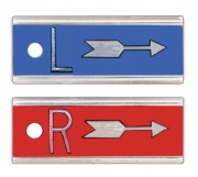 Aluminum Right &amp;amp; Left (1/2&amp;quot;) Horizontal Arrow Marker Set (No Characters)